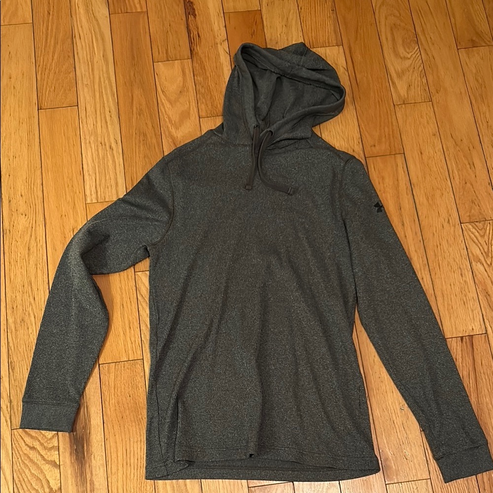 Men’s Under Armour Dark Gray Hooded Sweatshirt